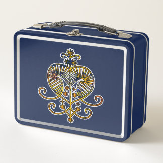 Oshun Goddess Veve Sigil Metal Lunch Box