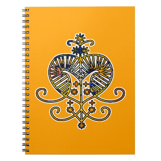 Oshun Goddess Veve Sigil Notebook (Front)