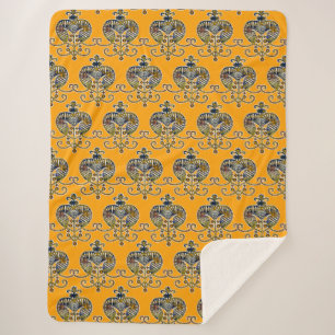 Oshun Goddess Veve Sigil Sherpa Blanket