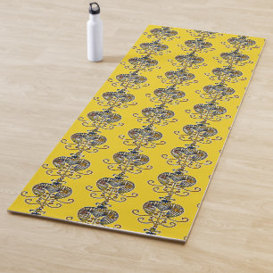 Oshun Goddess Veve Sigil Yoga Mat