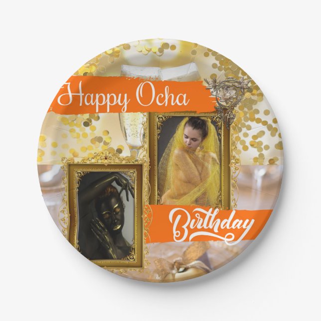 Oshun party plate (Front)