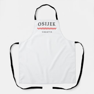 Osijek City Croatia Apron