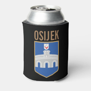 Osijek coat of arms, Croatia Can Cooler