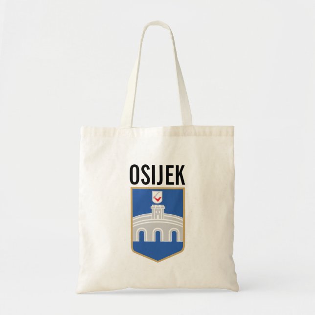 Osijek coat of arms, Croatia Tote Bag (Front)