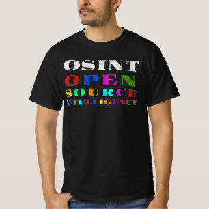 OSINT Open Source Intelligence   Cyber Security T-Shirt