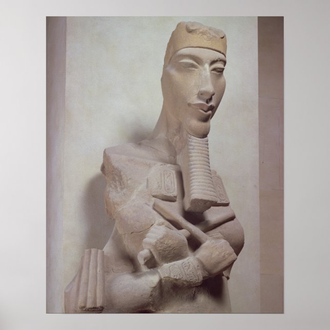 Osirid pillar of Akhenaten (1365-1349 BC) from the Poster (Front)