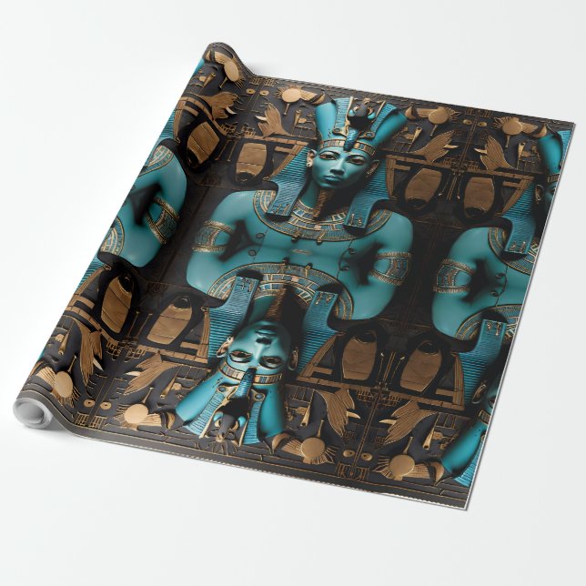 Osiris one of the most important ancient Gods Wrapping Paper (Unrolled)