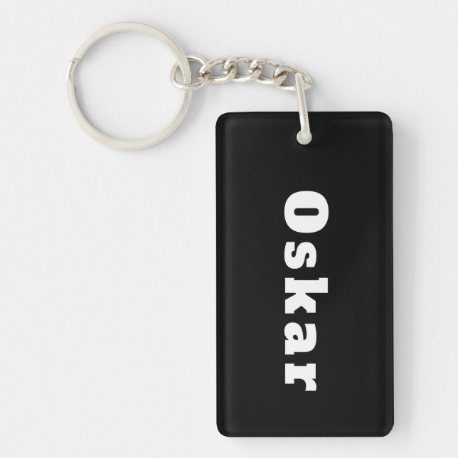 Oskar Key Ring (Front)