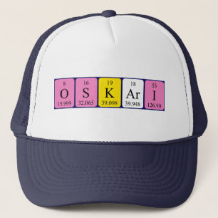 Oskari periodic table name hat