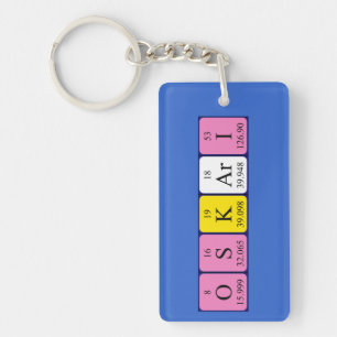 Oskari periodic table name keyring