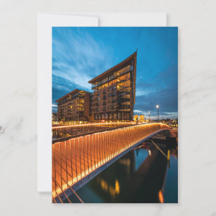 Oslo at night, Norway Card
