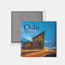 Oslo at night, Norway