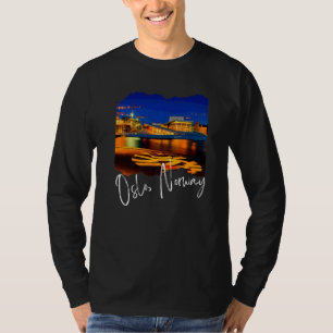Oslo At Night Opera House Norway Oslo T-Shirt
