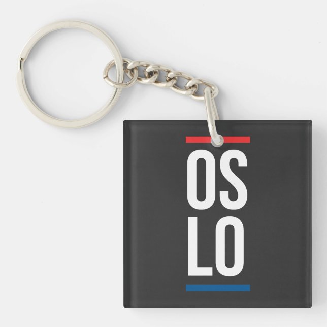 Oslo City Design  Key Ring (Front)