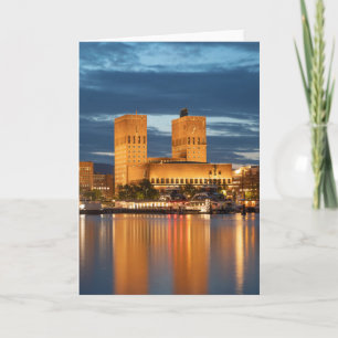 Oslo City Hall Norway Card