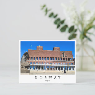 Oslo City Hall , Norway Postcard