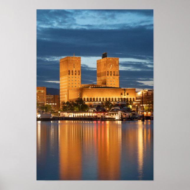 Oslo City Hall Norway Poster (Front)