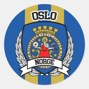 Oslo Classic Round Sticker