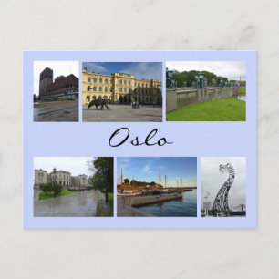 Oslo Collage 2 Postcard