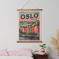 Oslo colourful houses Norway vintage and gifts