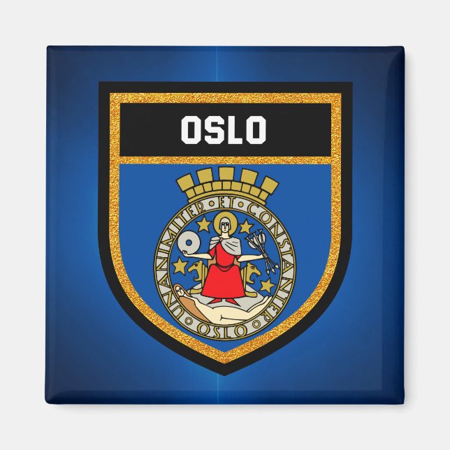 Oslo Flag Magnet (Front)