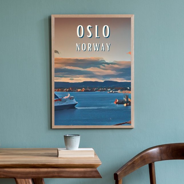 Oslo, la ville de la culture scandinave poster (Oslo : Élégance nordique et paysages envoûtants.)