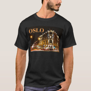 Oslo, Norway at night T-Shirt