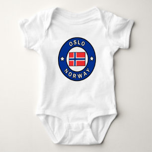 Oslo Norway Baby Bodysuit