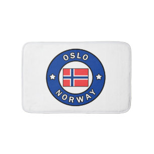 Oslo Norway Bath Mat