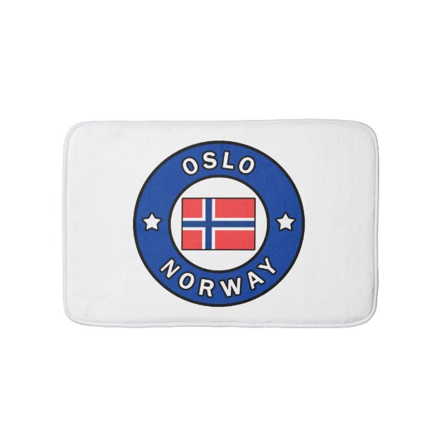 Oslo Norway Bath Mat (Front)