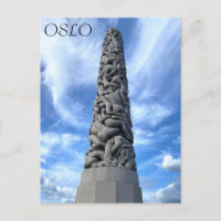 Oslo Norway Capital City Vigeland Park Monolith