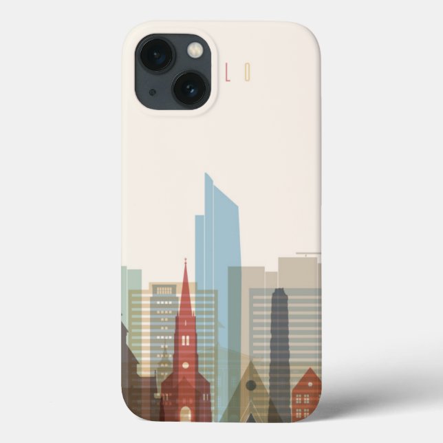 Oslo, Norway | City Skyline Case-Mate iPhone Case (Back)