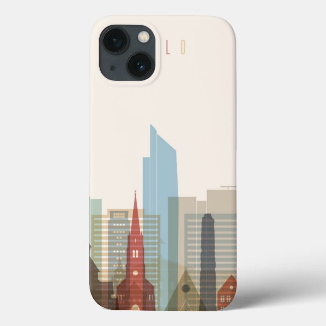 Oslo, Norway | City Skyline Case-Mate iPhone Case (Back)