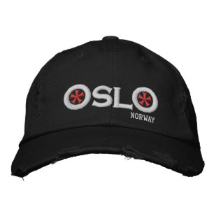 Oslo Norway Embroidered Baseball Hat