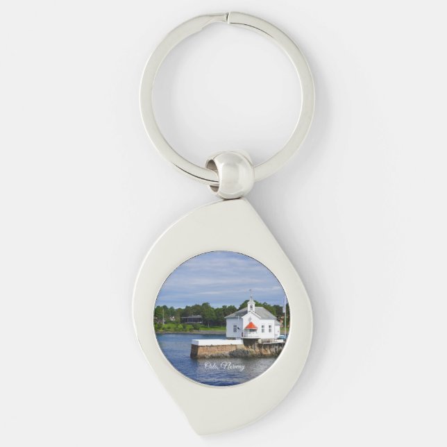 Oslo, Norway fjord Key Ring (Front)