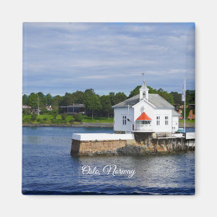 Oslo, Norway fjord Poster Magnet