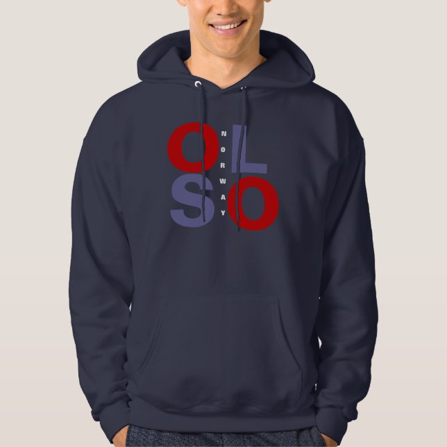 OSLO NORWAY HOODIE (Front)