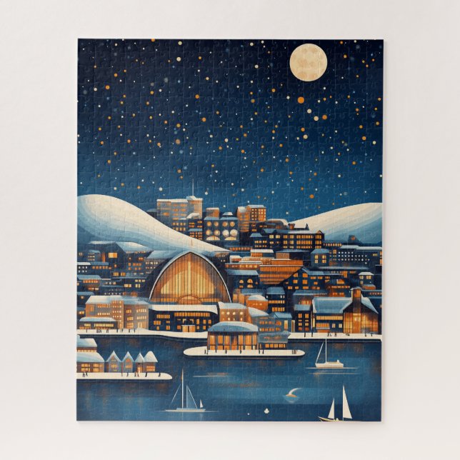 Oslo Norway Jigsaw Puzzle (Vertical)