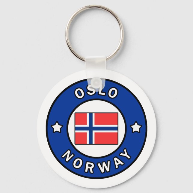 Oslo Norway Key Ring (Front)