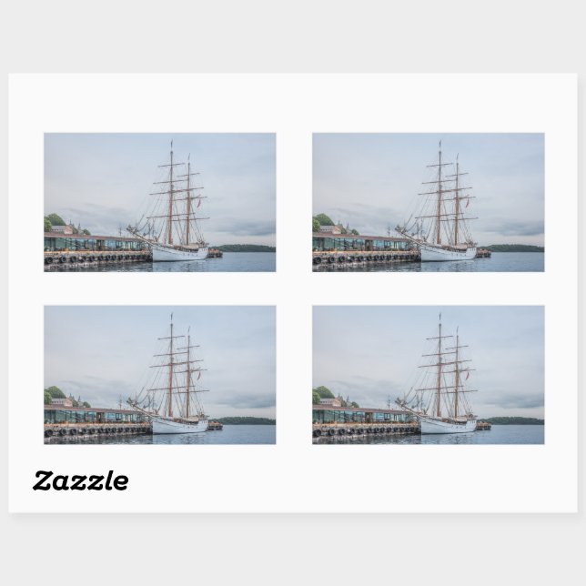 Oslo Norway Rectangular Sticker (Sheet)