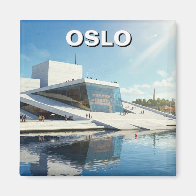 Oslo Norway Travel Magnet (Front)