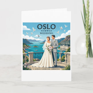 Oslo, Norway Wedding Invitation