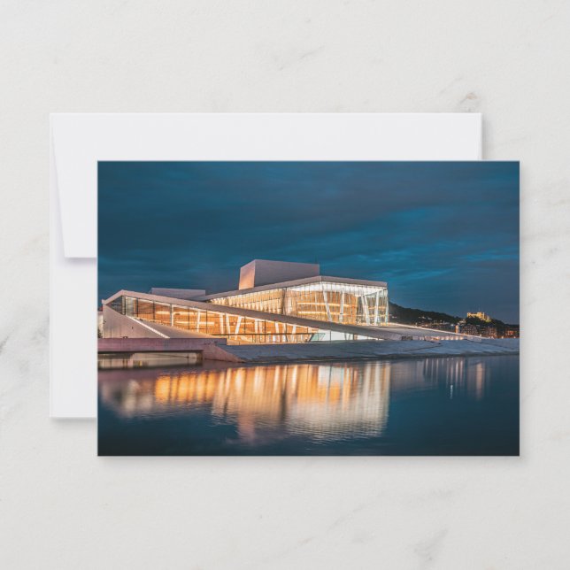 Oslo Opera House Card (Front)