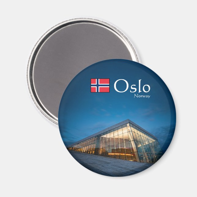 Oslo Opera House Magnet (Front/Back)