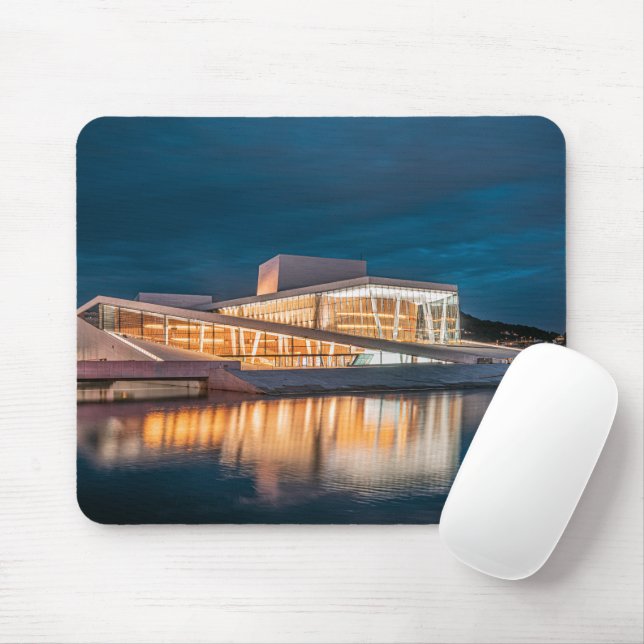 Oslo Opera House Mouse Pad (With Mouse)