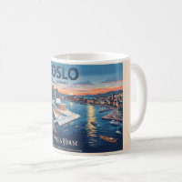Oslo Opera House Vintage Travel Poster - Norway
