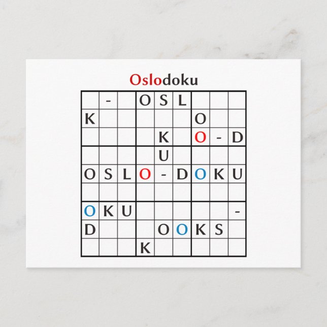 oslodoku postcard (Front)