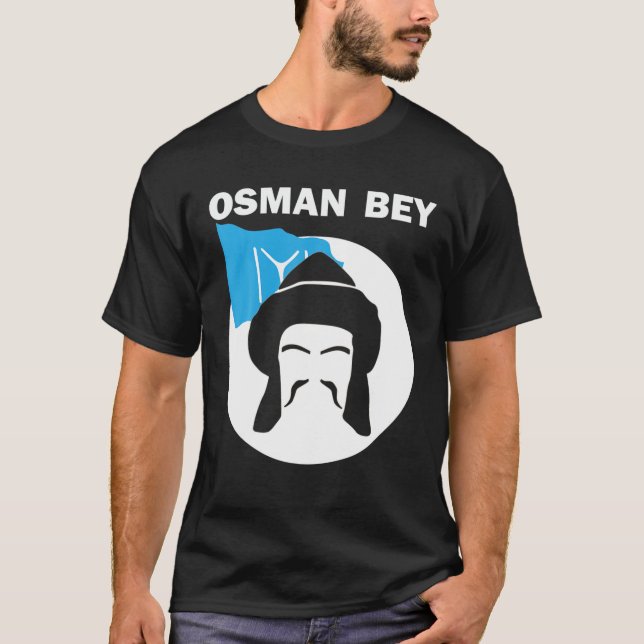 Osman Bey Ertugrul Kurulus Kayi Flag Ottoman Empir T-Shirt (Front)