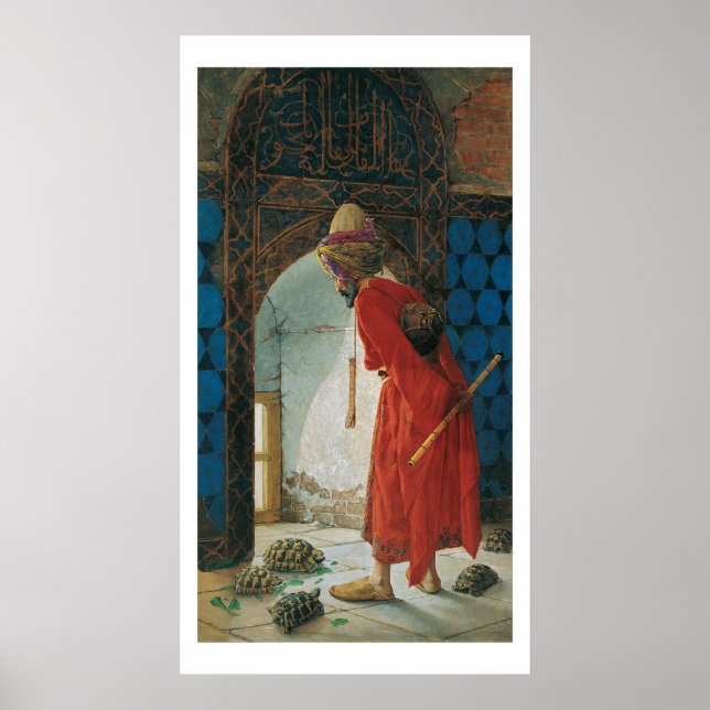 Osman Hamdi Bey The Tortoise Trainer Poster (Front)