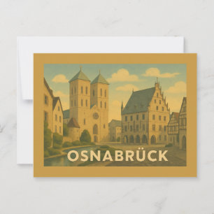 Osnabrück Germany City Art Postcard
